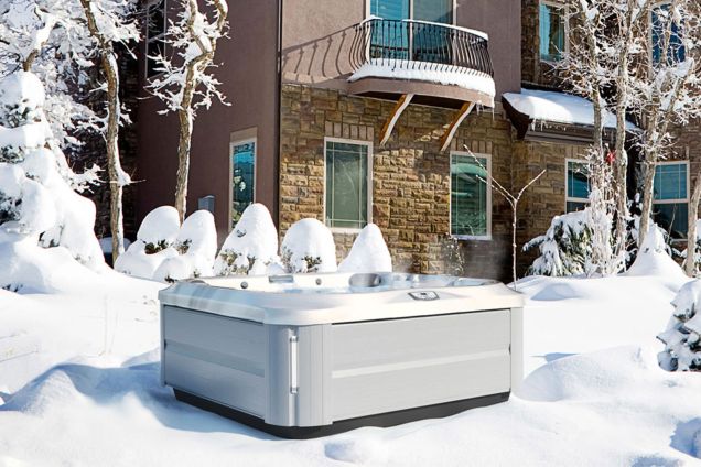 J-345 Comfort Hot Tub with Open Seating | Allied Pools