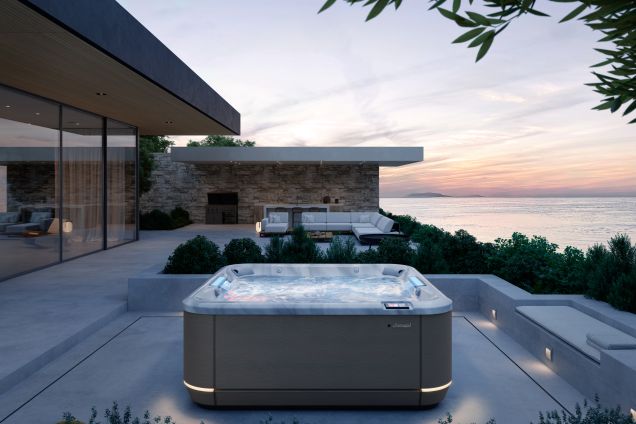 J-508 Hot Tub colors Platinum Flax