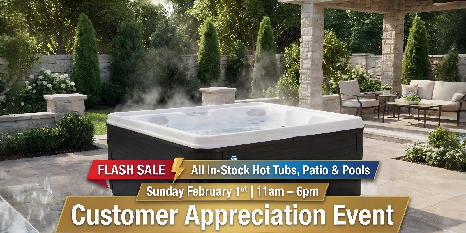 Customer Appreciation Event! Sunday February 1st 2026
